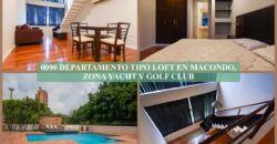 0090 DEPARTAMENTO TIPO LOFT EN EDIFICIO MACONDO, ZONA YACHT Y GOLF CLUB