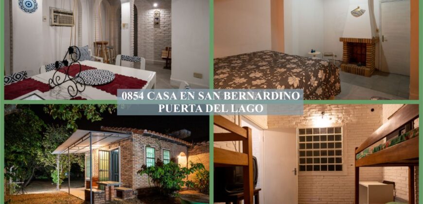 0854 CASA EN SAN BERNARDINO, URBANIZACIÓN PUERTA DEL LAGO