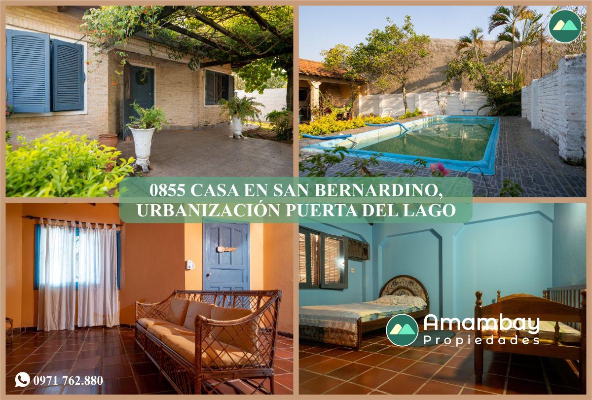 0855 CASA EN SAN BERNARDINO, URBANIZACIÓN PUERTA DEL LAGO