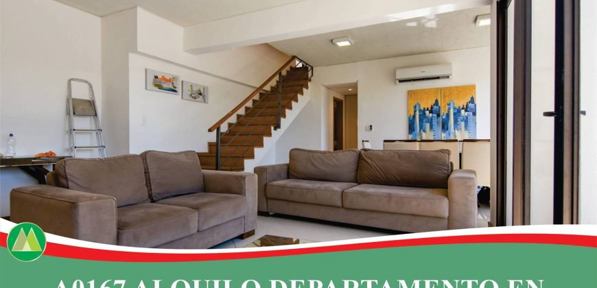 A0167 ALQUILO DEPARTAMENTO AMOBLADO, CONDOMINIO PARQUE PERÓN
