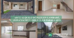 A0172 ALQUILO DUPLEX EN LAMBARE, ZONA YACHT Y GOLF CLUB