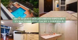 A0173 ALQUILO DEPARTAMENTO TIPO LOFT, EDIFICIO MACONDO