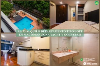 A0173 ALQUILO DEPARTAMENTO TIPO LOFT, EDIFICIO MACONDO