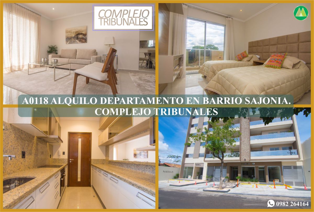 A0118 ALQUILO DEPARTAMENTOS EN BARRIO SAJONIA