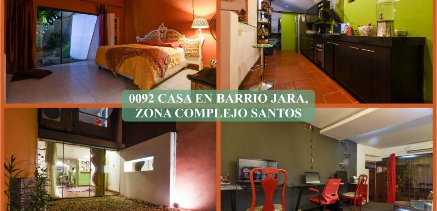 0092 CASA EN BARRIO JARA, ZONA COMPLEJO SANTOS