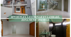 0879 DUPLEX EN LAMBARE, ZONA MUNICIPALIDAD