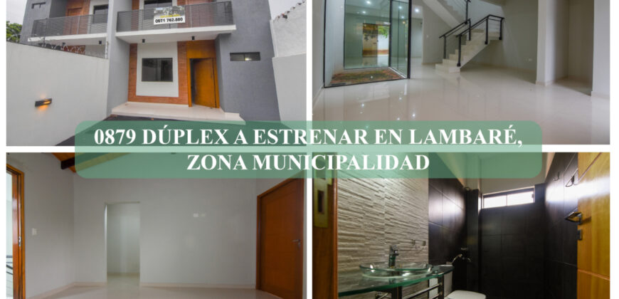 0879 DUPLEX EN LAMBARE, ZONA MUNICIPALIDAD