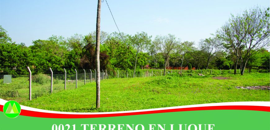 0021 TERRENO EN LUQUE, ZONA ANTIGUA ESTACIÓN DEL TREN