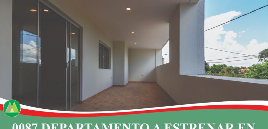 0087 DEPARTAMENTO A ESTRENAR EN ALTOS DEL SUR 2, FDO. DE LA MORA ZONA SUR