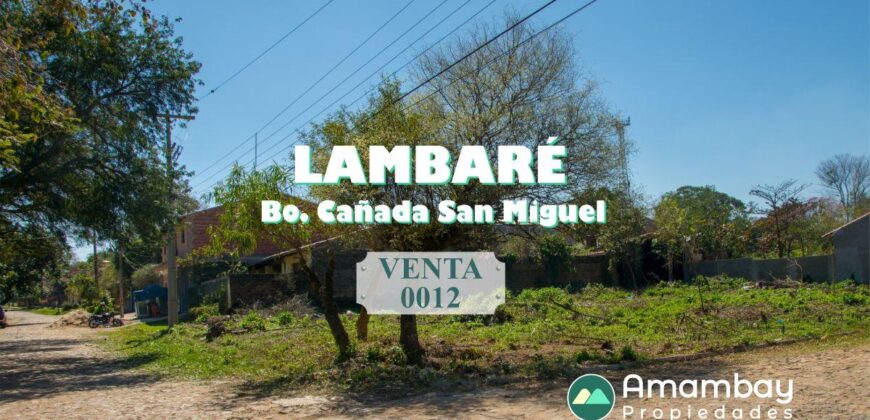 0012 TERRENO EN LAMBARE, ZONA YACHT Y GOLF CLUB