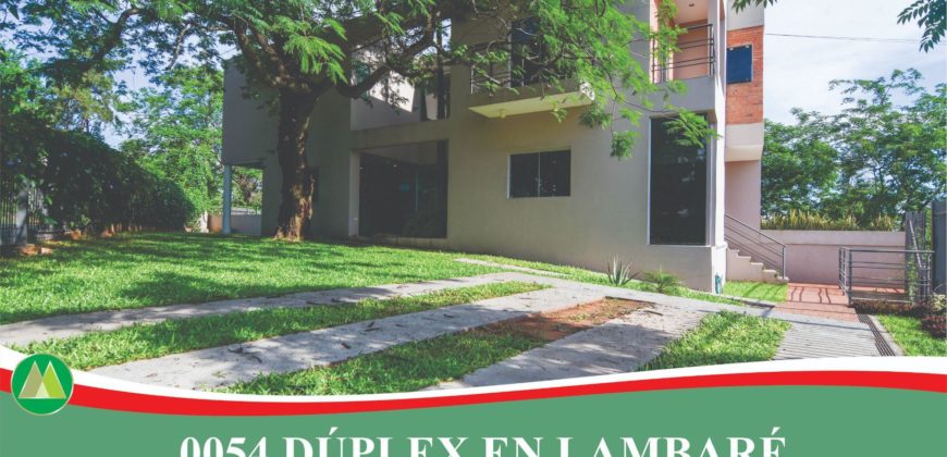 0054 DUPLEX EN LAMBARE, BARRIO PARQUES DEL YACHT