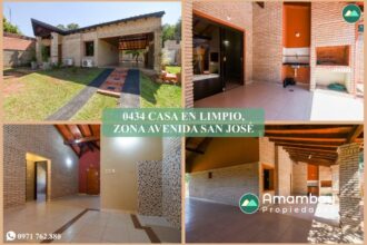 0434 CASA EN LIMPIO, ZONA AVDA. SAN JOSÉ
