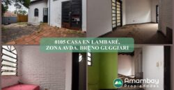 0105 CASA EN LAMBARE, ZONA AVDA. BRUNO GUGGIARI