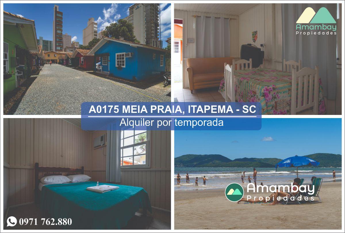 A0175 CHALET EN MEIA PRAIA, ITAPEMA – ALQUILER POR TEMPORADA