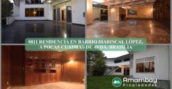 0811 RESIDENCIA EN BARRIO MARISCAL LÓPEZ