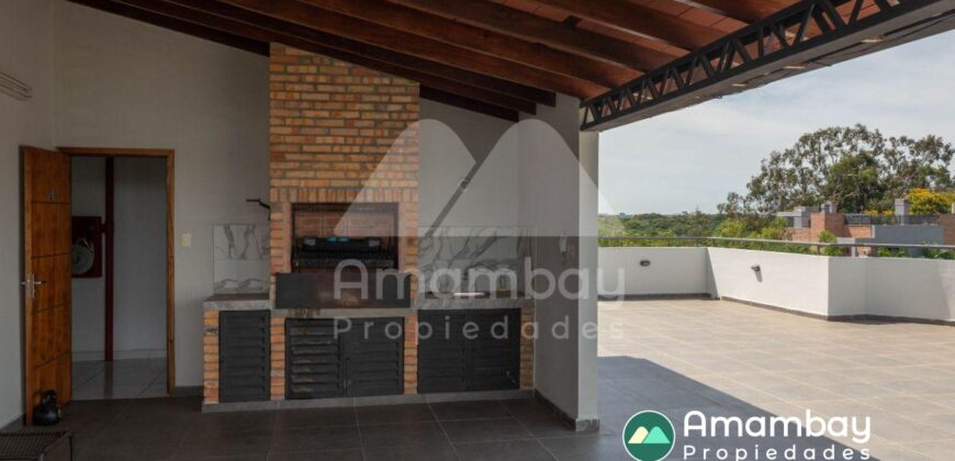 0891 DEPARTAMENTO EN BARRIO MBURUCUYA, ZONA AVDA. SANTÍSIMA TRINIDAD