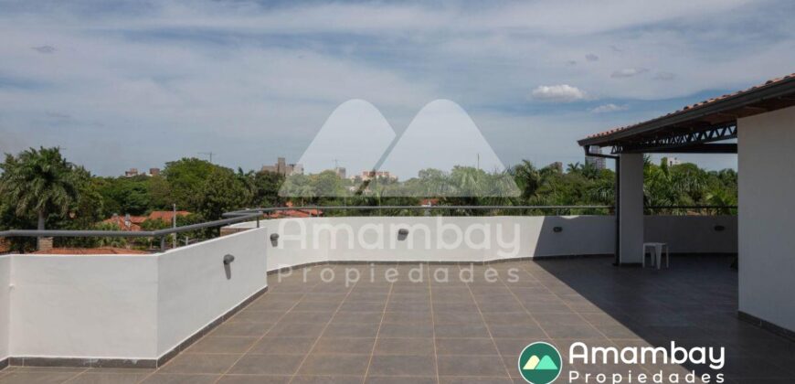 0891 DEPARTAMENTO EN BARRIO MBURUCUYA, ZONA AVDA. SANTÍSIMA TRINIDAD