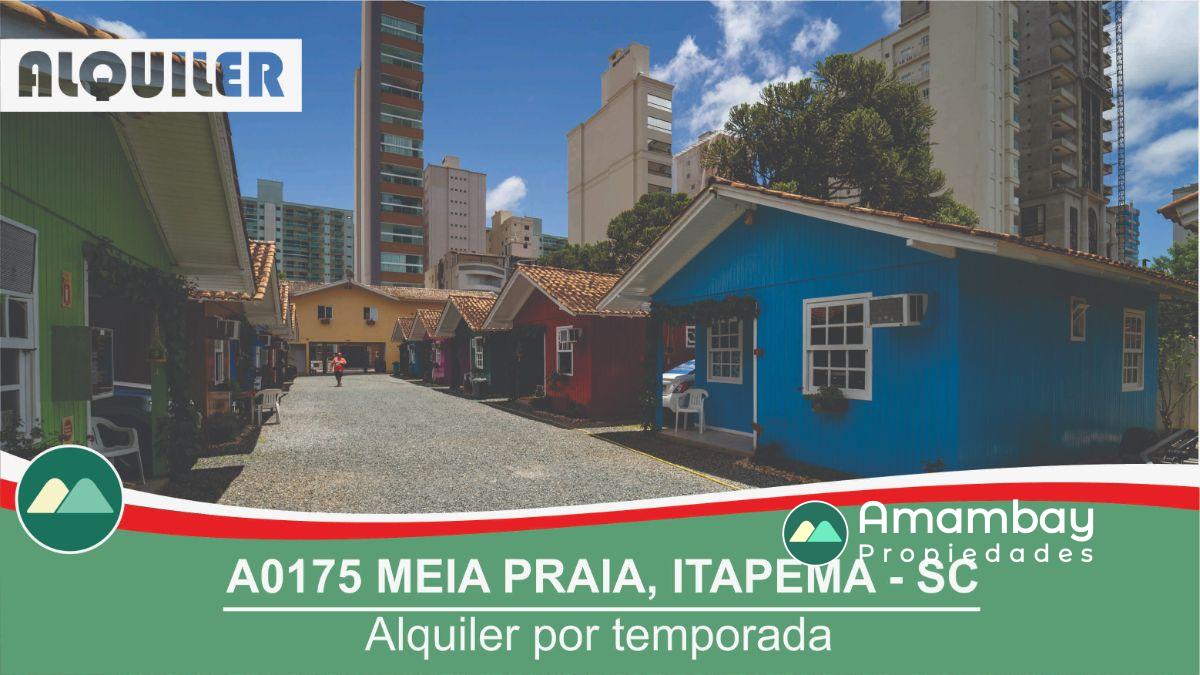 A0175 CHALET EN MEIA PRAIA, ITAPEMA – ALQUILER POR TEMPORADA