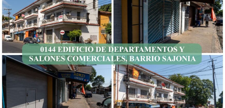 0144 EDIFICIO DE SALONES, OFICINAS Y DPTOS. EN BARRIO SAJONIA
