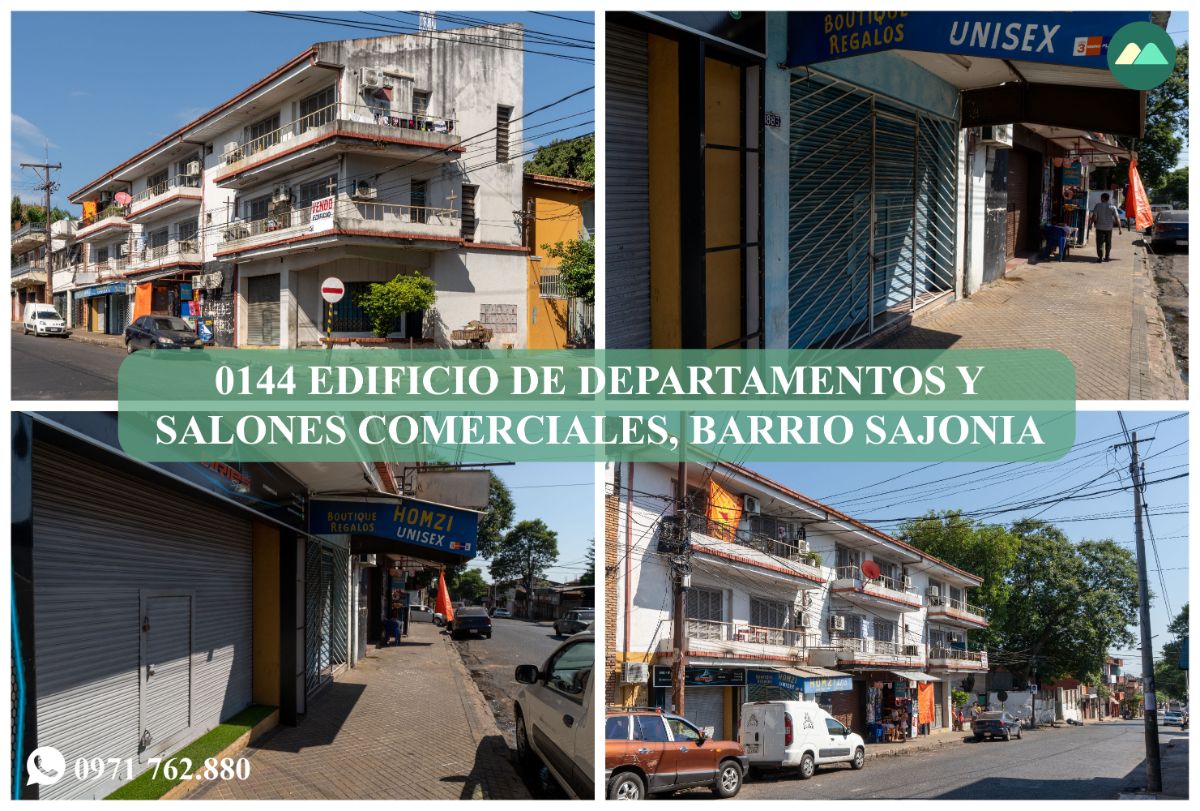 0144 EDIFICIO DE SALONES, OFICINAS Y DPTOS. EN BARRIO SAJONIA