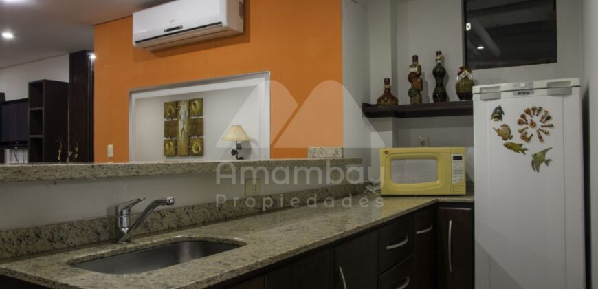 A0103 ALQUILO DEPARTAMENTO AMOBLADO EN LAMBARE, ZONA YACHT Y GOLF CLUB PARAGUAYO