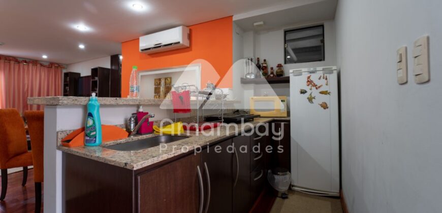 A0103 ALQUILO DEPARTAMENTO AMOBLADO EN LAMBARE, ZONA YACHT Y GOLF CLUB PARAGUAYO