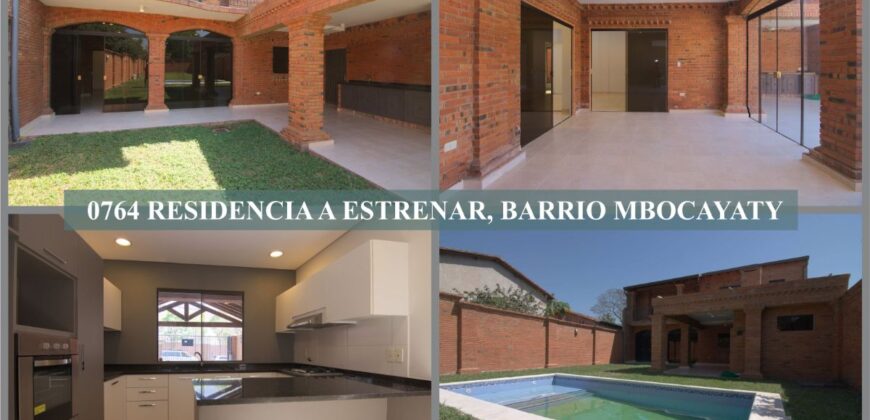 0764 RESIDENCIA A ESTRENAR, BARRIO MBOCAYATY