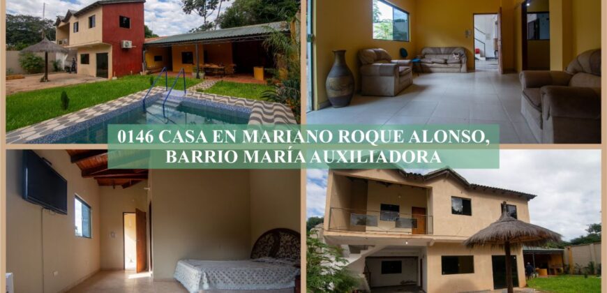 0146 CASA EN MARIANO ROQUE ALONSO, BARRIO MARIA AUXILIADORA