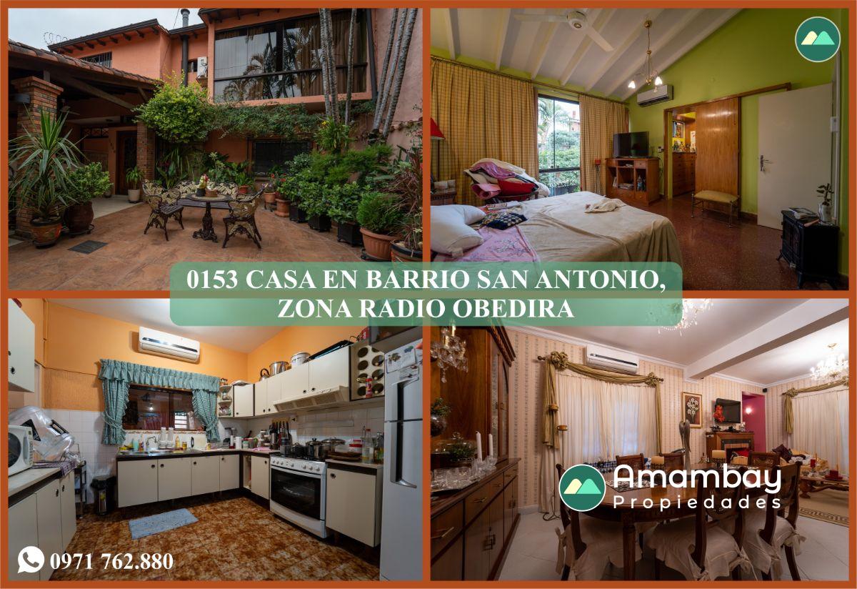 0153 CASA EN BARRIO SAN ANTONIO, ZONA RADIO OBEDIRA