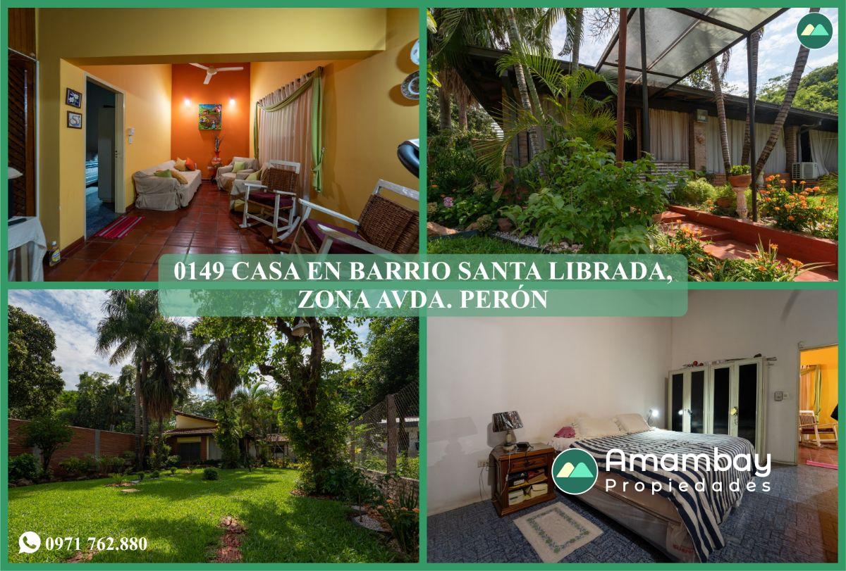 0149 CASA EN BARRIO SANTA LIBRADA, ZONA AVDA. PERÓN