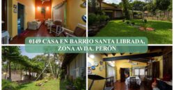 0149 CASA EN BARRIO SANTA LIBRADA, ZONA AVDA. PERÓN