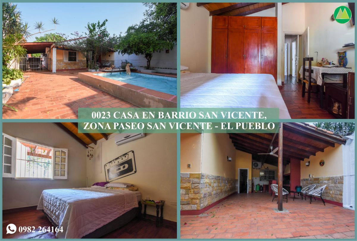 0023 CASA EN ASUNCIÓN, BARRIO SAN VICENTE