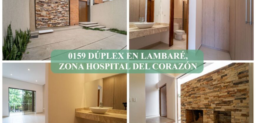 0159 DUPLEX EN LAMBARE, ZONA BALANSA CENTRO MÉDICO