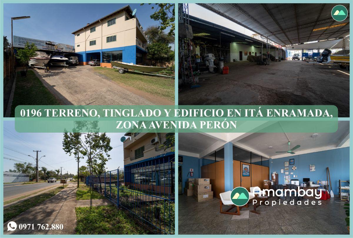 0196 TERRENO, TINGLADO Y EDIFICIO EN ITÁ ENRAMADA, ZONA AVENIDA PERÓN