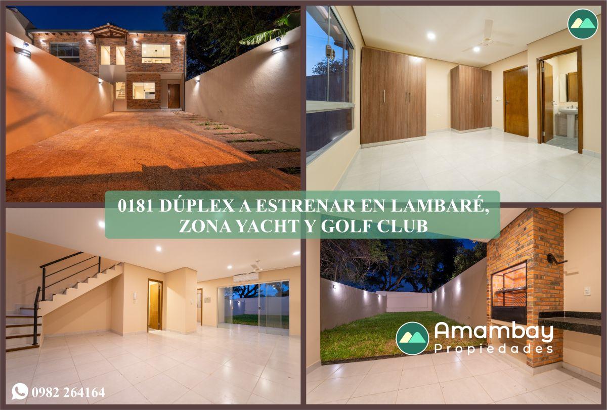 0181 DUPLEX EN LAMBARÉ, ZONA YACHT Y GOLF CLUB