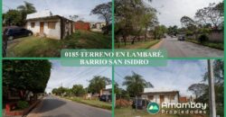 0185 TERRENO EN LAMBARÉ, BARRIO SAN ISIDRO