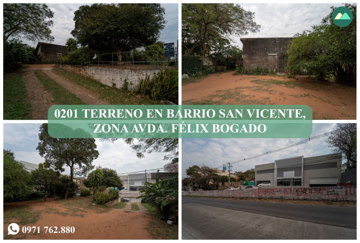 0201 TERRENO EN ASUNCIÓN, BARRIO SAN VICENTE