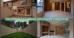 0181 DUPLEX EN LAMBARÉ, ZONA YACHT Y GOLF CLUB