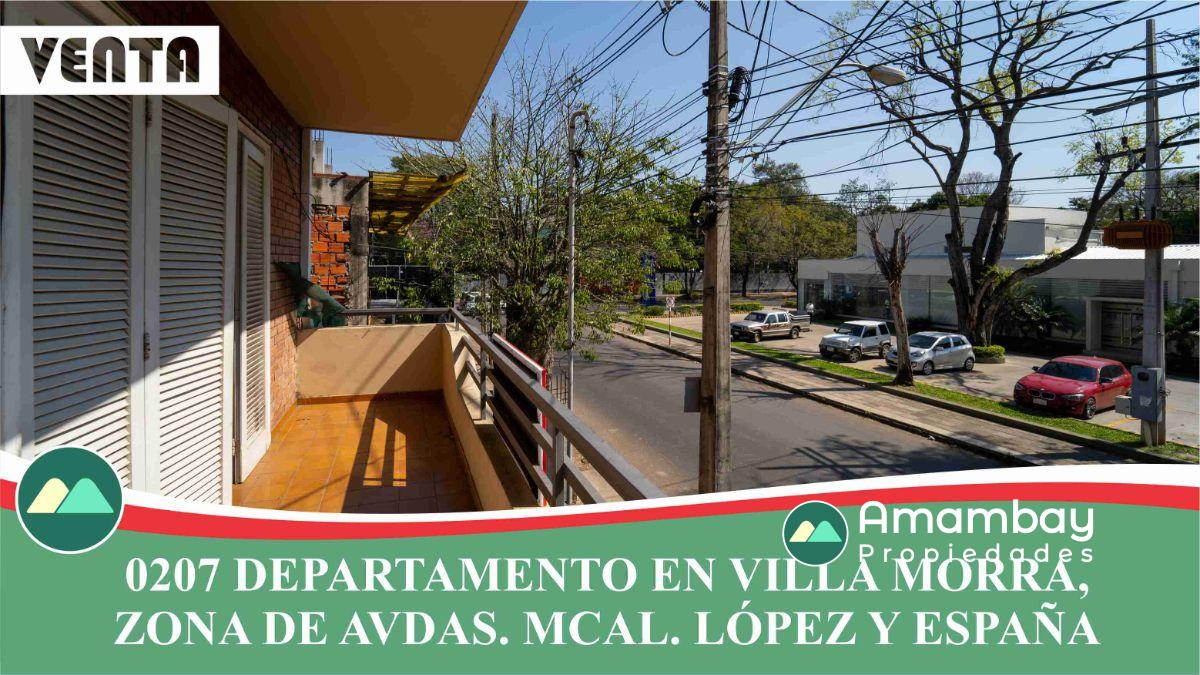 0207 DEPARTAMENTO EN VILLA MORRA, ZONA AVDA. MCAL. LÓPEZ