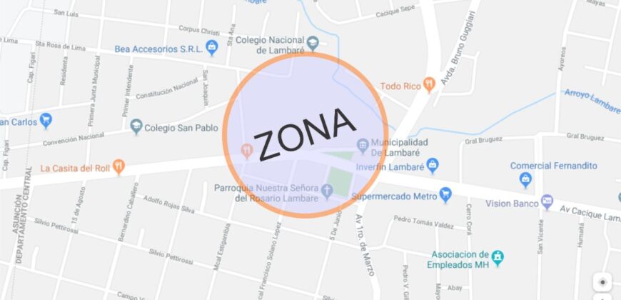 0215 TINGLADO EN LAMBARÉ, ZONA MUNICIPALIDAD