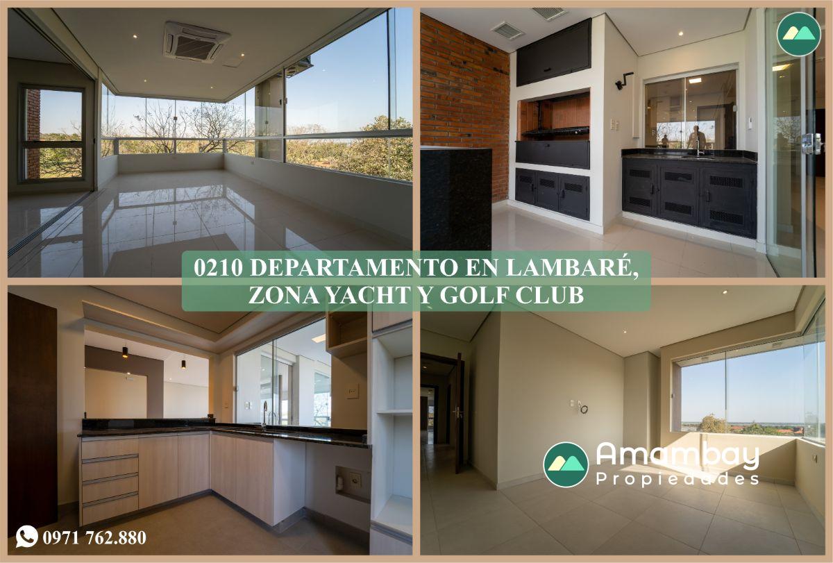 0210 DEPARTAMENTO EN LAMBARÉ, ZONA YACHT Y GOLF CLUB
