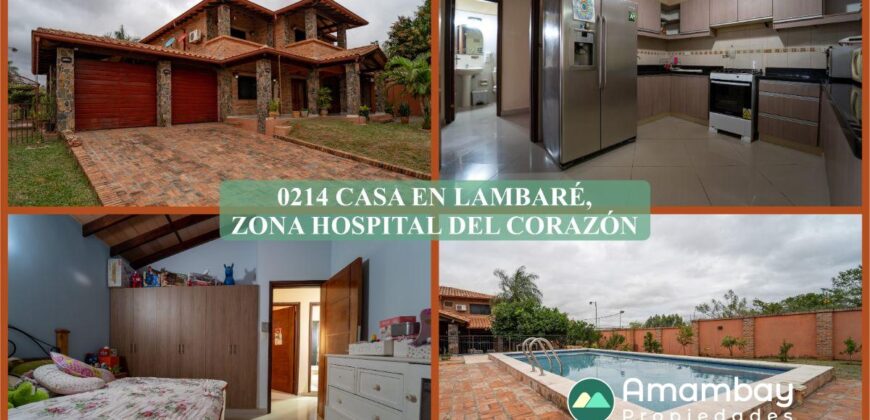 0214 CASA EN LAMBARE, ZONA HOSPITAL DEL CORAZÓN