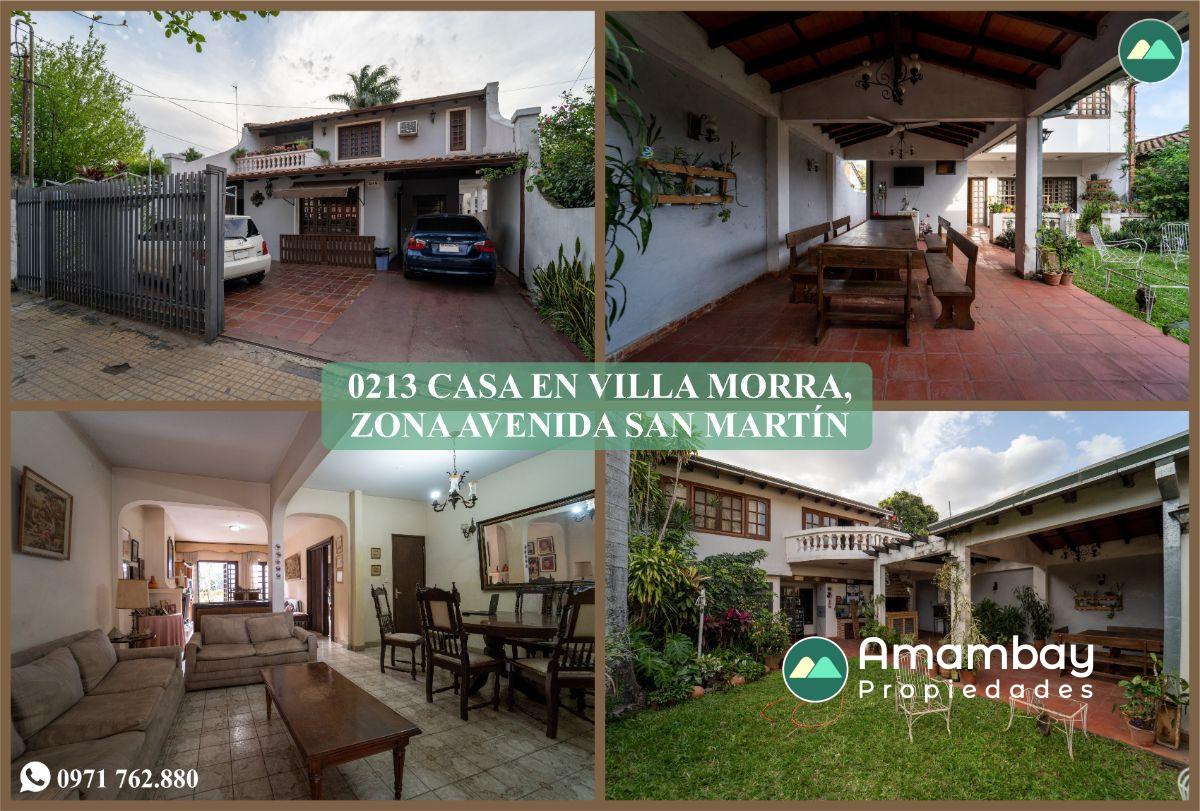 0213 CASA EN VILLA MORRA, ZONA AVDA. SAN MARTÍN