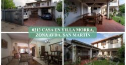 0213 CASA EN VILLA MORRA, ZONA AVDA. SAN MARTÍN