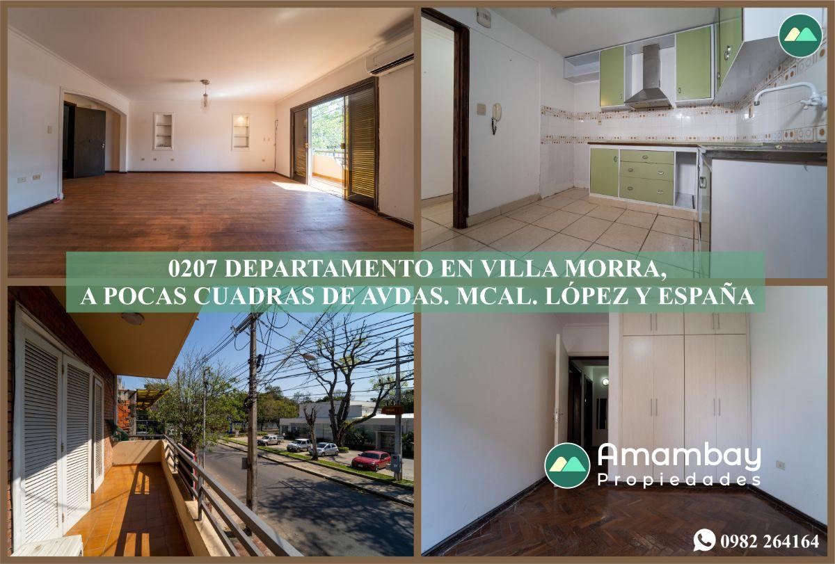 0207 DEPARTAMENTO EN VILLA MORRA, ZONA AVDA. MCAL. LÓPEZ