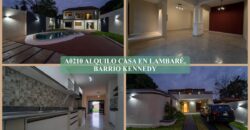 A0210 ALQUILO CASA EN LAMBARÉ, BARRIO KENNEDY