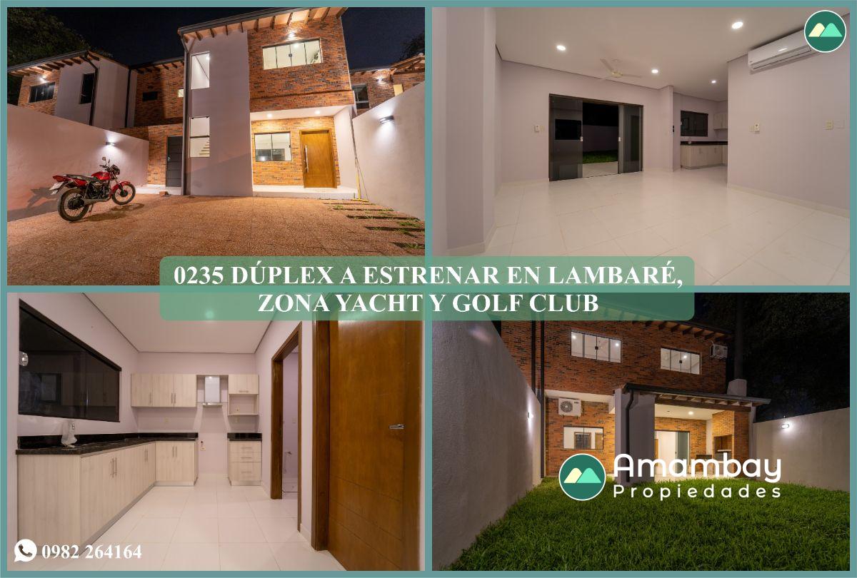 0235 DÚPLEX A ESTRENAR EN LAMBARÉ, ZONA YACHT Y GOLF CLUB