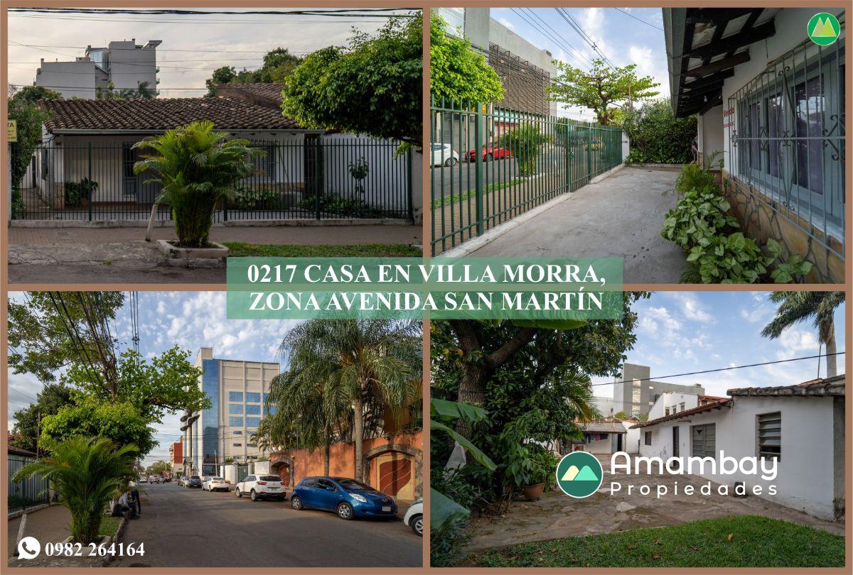 0217 CASA EN VILLA MORRA, ZONA AVDA. SAN MARTÍN