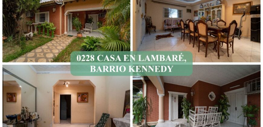 0228 CASA EN LAMBARÉ, BARRIO KENNEDY