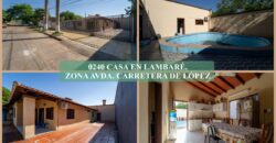 0240 CASA EN LAMBARE, ZONA CARRETERA DE LÓPEZ